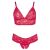 Cottelli Plus Size - soft lace bra set (red) 138566681