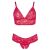 Cottelli Plus Size - soft lace bra set (red) 138566681