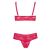 Cottelli Plus Size - soft lace bra set (red) 138566681