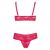Cottelli Plus Size - soft lace bra set (red) 138566681