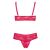 Cottelli Plus Size - soft lace bra set (red) 138566681