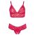 Cottelli Plus Size - soft lace bra set (red) 138566681