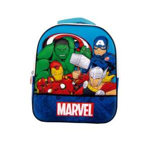 Avengers Marvel character backpack for kids, blue, red, white, Hulk, Iron Man, Captain America, Thor - School Bag