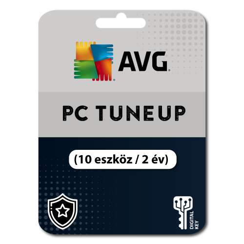AVG PC TuneUp 2 éves előfizetés 10 eszközre, digitális kulcs - AVG