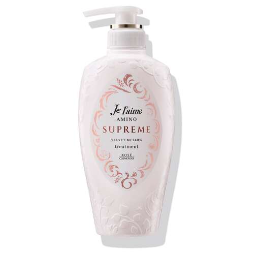 Je l'aime Amino Supreme Velvet Mellow Hajbalzsam, 500ml, Rózsa és Jázmin Illattal