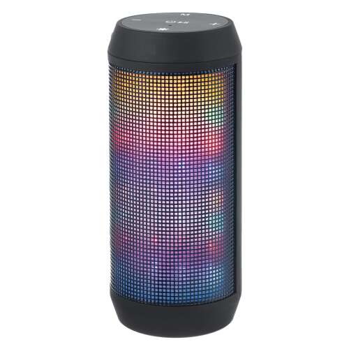 Esperanza EP133K Fado Bluetooth speaker with LED lights, black, front view