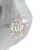 Close-up of Ruhhy White Glitter Bird Christmas Ornament