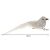 Ruhhy White Feathered Bird Christmas Ornament Dimensions