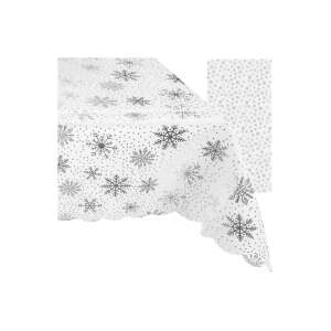 Față de masă cu fulgi de nea argintii, 260x140cm, Ruhhy - Ruhhy Fețe de masă