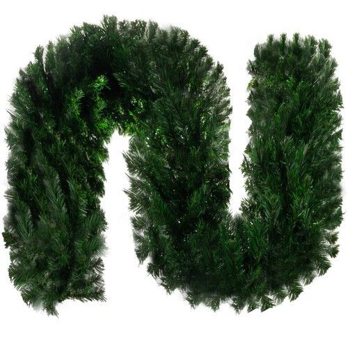 Ruhhy 270cm Christmas Garland, Unlit Pine Needle Decoration