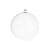 Clear plastic ornament, 12cm, Ruhhy