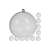 Clear plastic ornaments, 12cm, 10 pack, Ruhhy