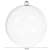 Clear plastic ornament, 12cm, Ruhhy