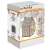 Ruhhy Christmas LED lantern, wooden house shaped, with a rope handle, light up decoration