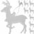 Set of 9 Ruhhy reindeer Christmas ornaments