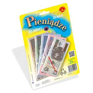 ALEXANDER Play Money Educational Game 125 Pieces 3+ - Fake Money for Kids to Learn About Money - Developmental Toy for Preschooler