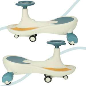 Ikonka Bobo car LED kerekekkel és hangeffekttel - Bézs, Zöld