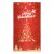 Merry Christmas Red Gift Bag with Christmas Tree Design
