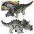 Ikonka Interactive Triceratops Dinosaur Toy with Packaging