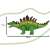 Ikonka interaktivni Stegosaurus Dino, plastika, šeta, svijetli, riče, 28x8x13cm 114947746