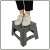 Ikonka folding step stool, standing on stool, reaching assistance