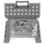 Ikonka folding step stool packaging, step-up stool, foldable