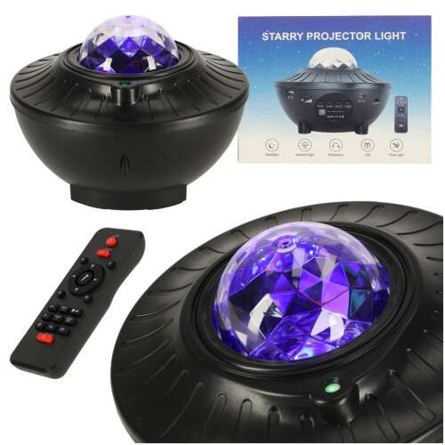 Hviezdny projektor LED nočná lopta s diaľkovým ovládaním bluetooth