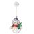 Kik LED Snowman Hanging Light full view, Christmas decoration