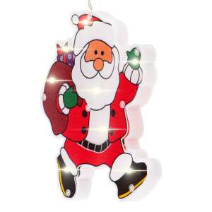 LED Santa Claus Christmas decoration with a bag of gifts - Christmas Decoration