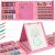 Pink art set with drawing easel and art supplies