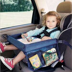 Waterproof table for car seat black