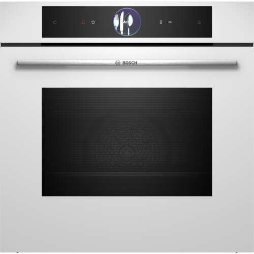 Bosch HSG7361W1 Serie8 built-in steam oven, white, HomeConnect, 21 functions