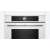 Bosch HSG7361W1 Serie8 vstavaná parná rúra, biela, HomeConnect, 21 funkcií