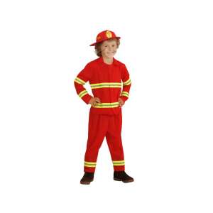 Tűzoltó jelmez fiúknak, 104 cm-es méretben - Játék