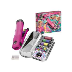 Crazy Chic Trendige Frisuren Haarkreide-Set von Clementoni, enthält Haarkreide, Haarstyling-Werkzeug und Haarschmuck - Haarkreide