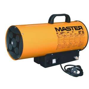 Master BLP27 30 kW Gasheizung, gelb, mit Griff und Stromkabel - Master