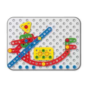 Set de construcție Quercetti Techno 320 de piese, exemplu de construcție - Quercetti Jocuri de constructie - Lego