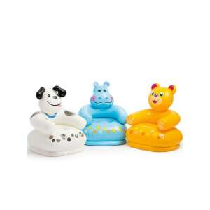 Inflatable animal chair for kids, available in bear, dog and hippo designs - Furniture