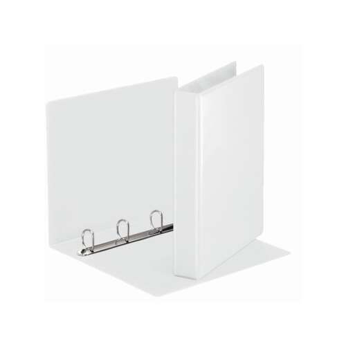 Esselte A4 panorámás 4-gyűrűs gyűrűskönyv, fehér, 5 cm