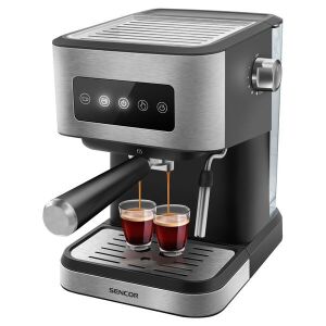 Sencor SES 4020SS Ekspres do kawy espresso 1050W, czarno-szary