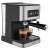 Sencor SES 4020SS Espresso Coffee Machine, Black-Grey, angled view