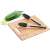Lamart LT2060 Bamboo Cutting Board Set with Stainless Steel Tongs