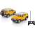 Buddy Toys BRC 12.211 FJ Cruiser samochód zdalnie sterowany w skali 1:12, żółty, widok z przodu i z tyłu