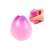 Egyszarvú tojás stresszlabda, rózsaszín és lila, 5,5 cm, nyomkodható játék