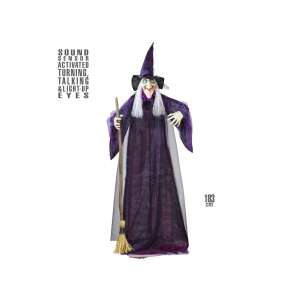 SICH DREHENDE UND SPRECHENDE HEXE 81623719 - Decorațiuni de Halloween