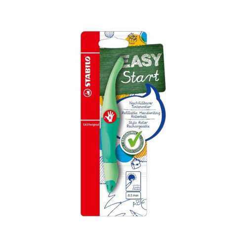 Stabilo EASYoriginal Pastel jobbkezes menta bliszterben+refill rollerirón 85126944 - STABILO