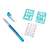 Create It Scented Tattoo Gel Pen with stencils and gems, blue