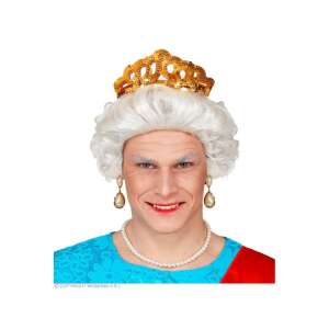 Királynői Paróka - Weiß - Kostüm Zubehör 81624594 - Kostüme für Erwachsene