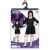 Horror Lány Jelmez Csomagolás - Wednesday Addams Ruha Akasztón