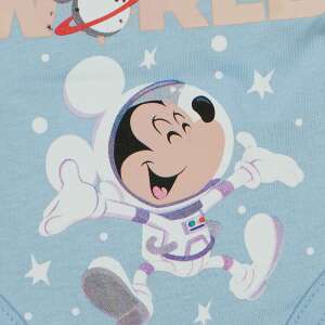 Rövid ujjú űrhajós baba body Mickey egér mintával kék - 56-os méret 32791016 Body-k - Mickey egér